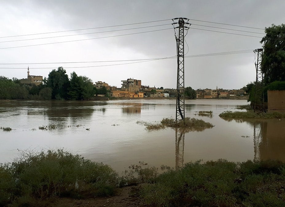 نهر الخابور في محافظة الحسكة