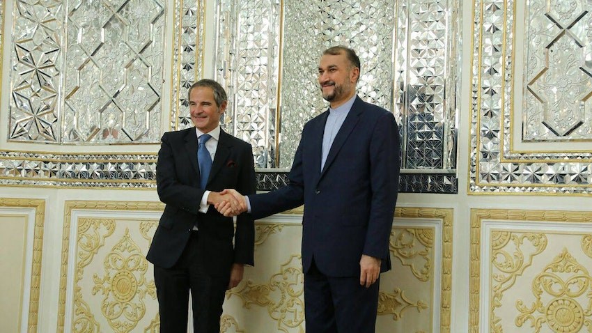 عبداللهيان وغروسي في طهران