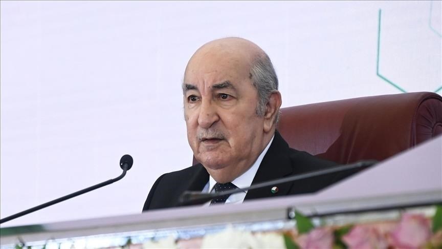 الرئيس الجزائري عبد المجيد تبون