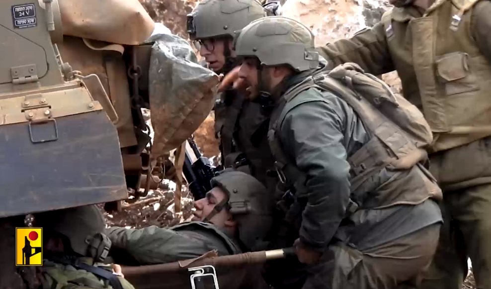 مشاهد إجلاء جرحى الاحتلال في انفجار لغم أرضي عند الحدود اللبنانية مع فلسطين المحتلة