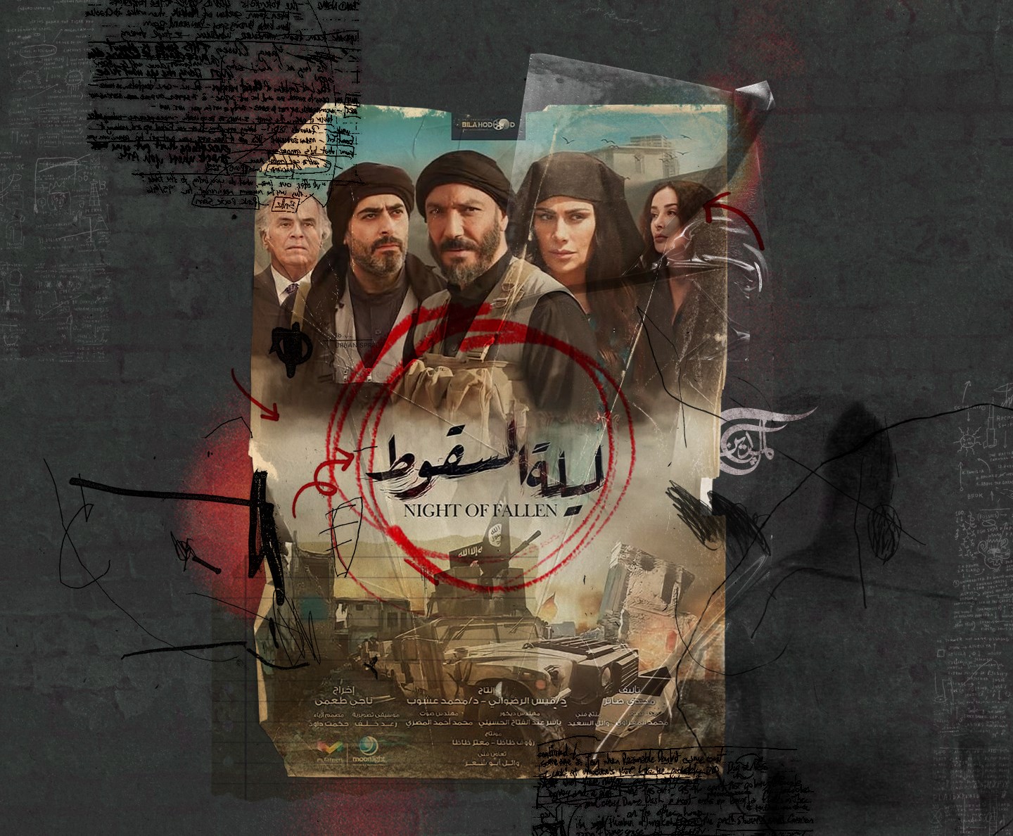 مسلسل ليلة السقوط والتزوير التاريخي