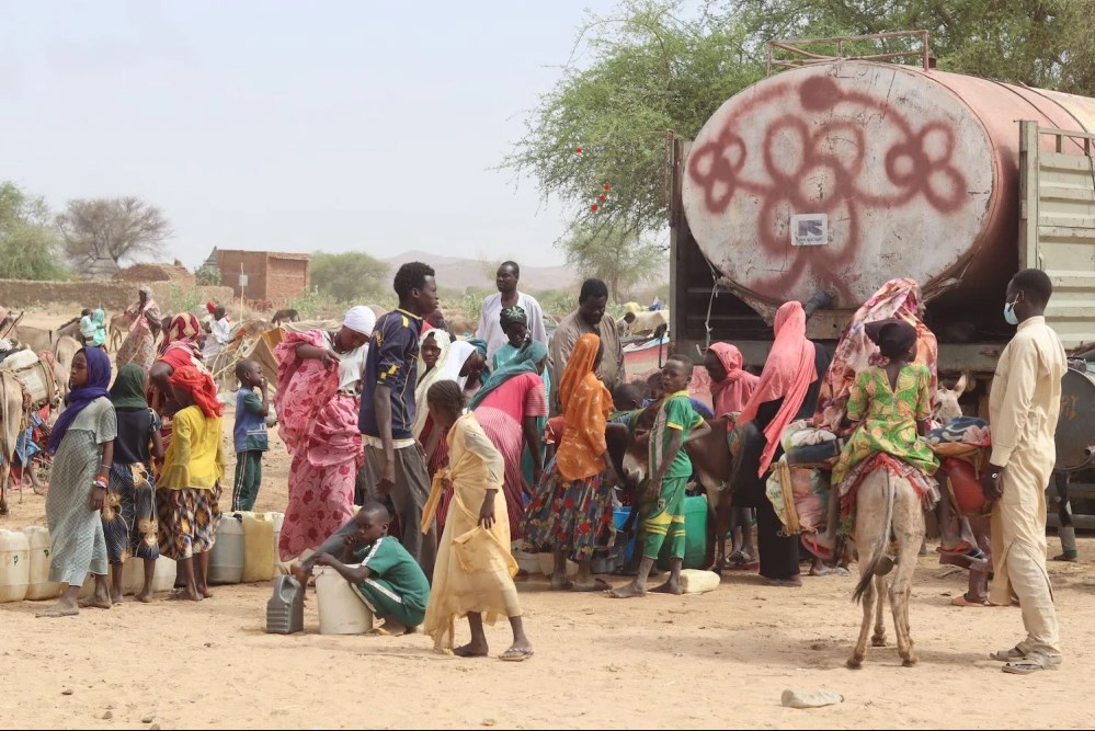 لاجئون سودانيون من منطقة 