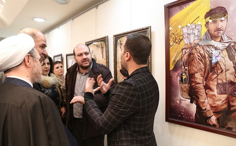 تقوم مدرسة الفنّ الجهادي علی المبادئ الفلسفية نفسها التي تدعم أصل الثورة