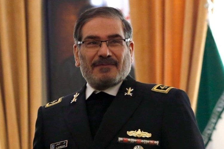 أمين المجلس الأعلى للأمن القومي الإيراني، علي شمخاني.