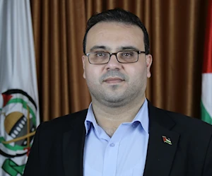 الناطق باسم حركة "حماس" حازم قاسم الناطق باسم حركة "حماس" حازم قاسم