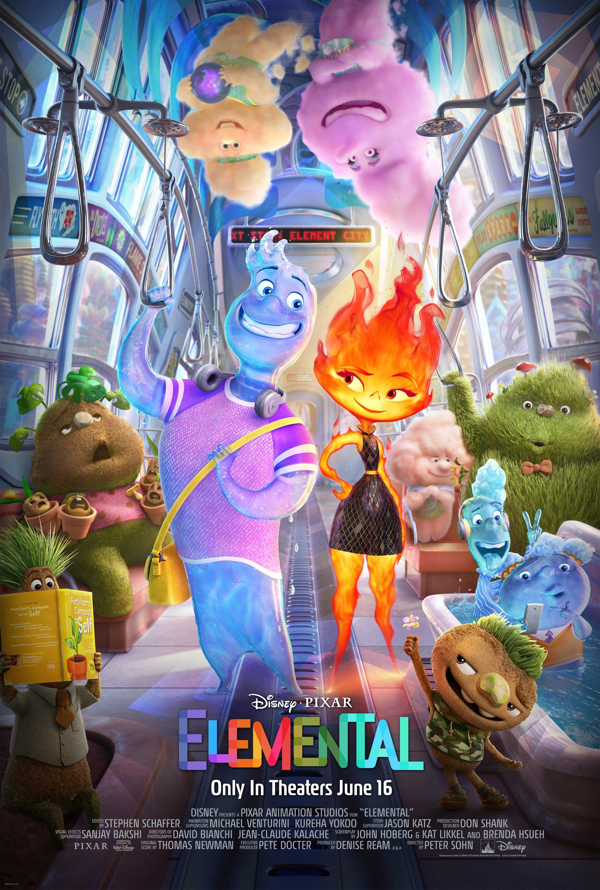 Elemental: ملصق الفيلم