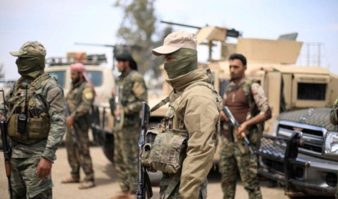  الاشتباك في شرق الفرات بين الكرد 