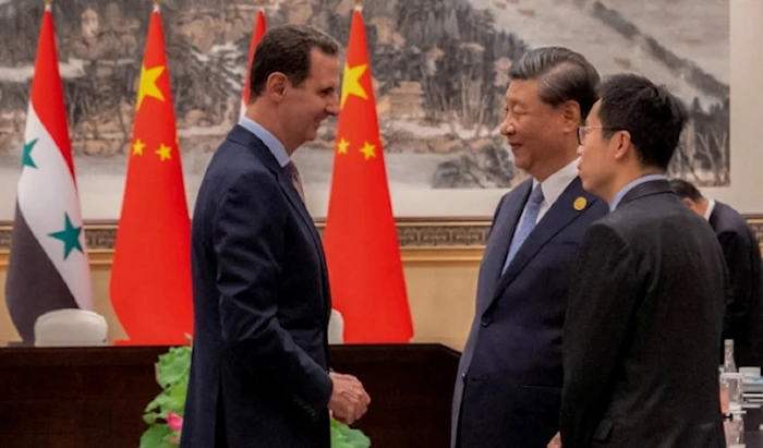الرئيس الصيني أكّد للأسد أنّ بكين مُستعدّة لتطوير التعاون مع سوريا والدفاع المشترك