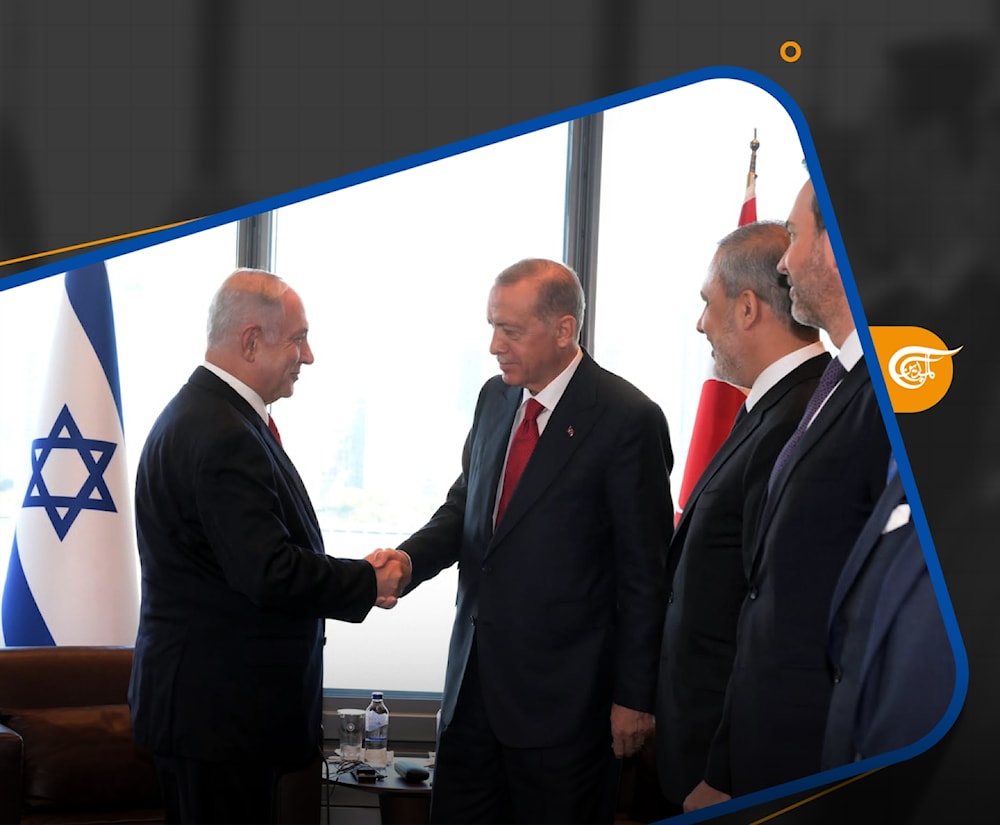 اللقاء بين نتنياهو وإردوغان.