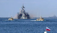 استهداف مقر أسطول البحر الأسود الروسي (أرشيف)