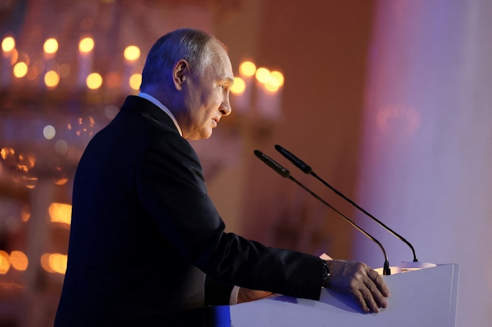 بوتين في كلمته أمام المؤتمر البرلماني الدولي 