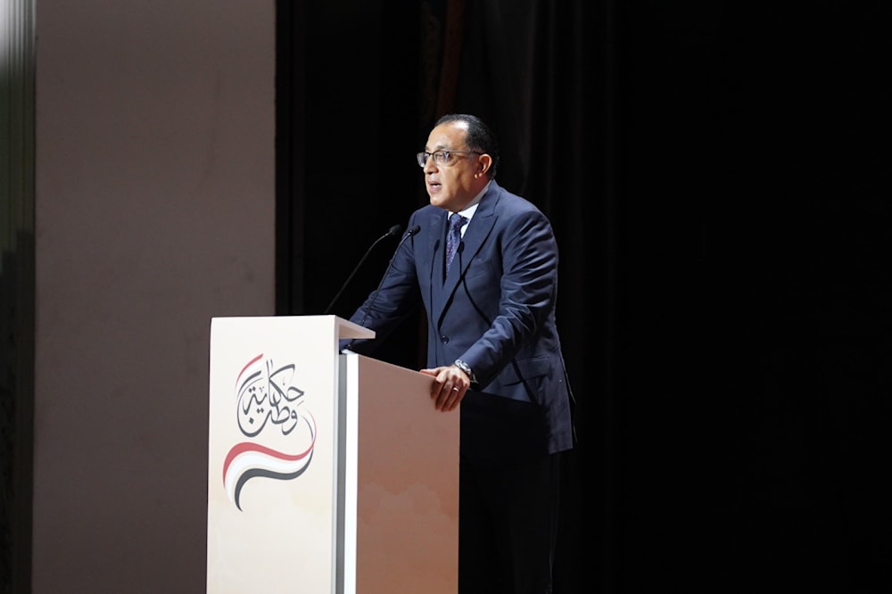 رئيس مجلس الوزراء المصري مصطفى مدبولي خلال مؤتمر 