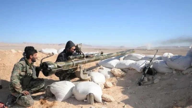 من معارك الجيش السوري مع تنظيم 