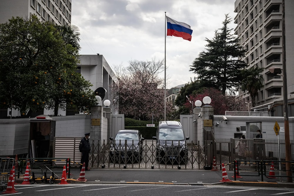مبنى السفارة الروسية في العاصمة اليابانية طوكيو (وكالات)