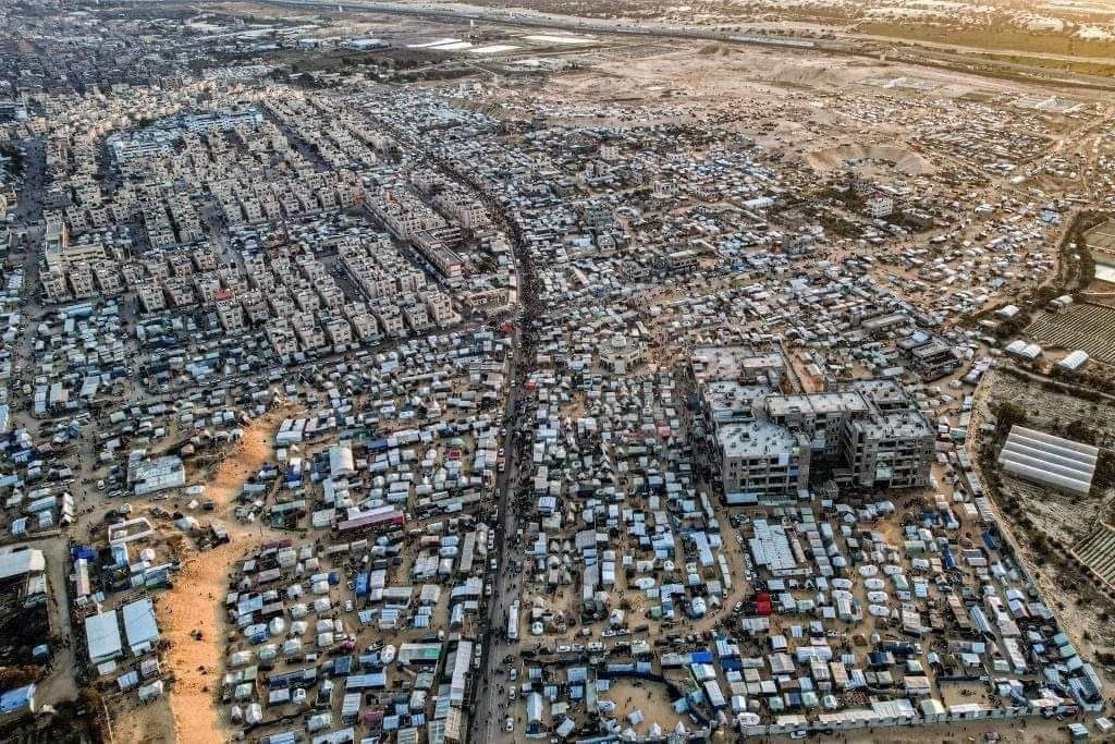 في رفح:  1.1 مليون فرد يعيشون في مساحة 63.1 كم2