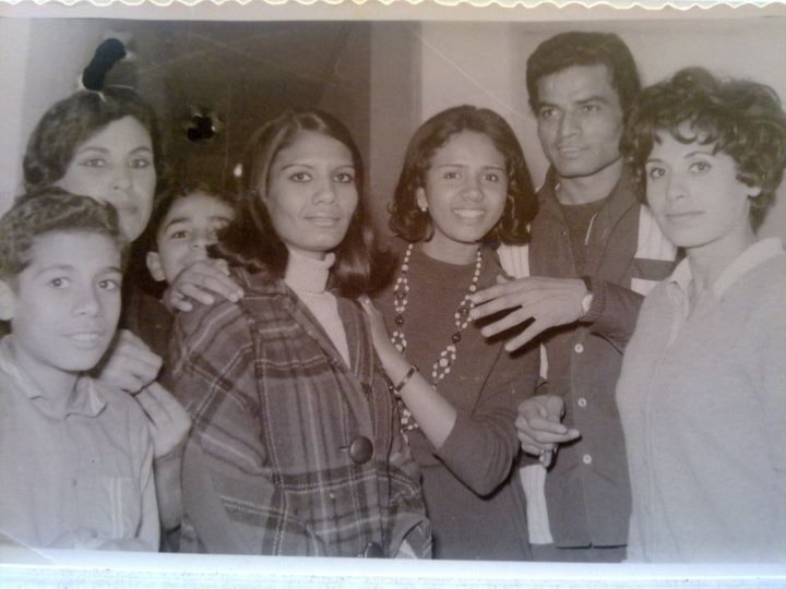 خليل طافش مع نادية فهمي وفردوس عبد الحميد وآخرين في المسرح القومي بالقاهرة عام 1968