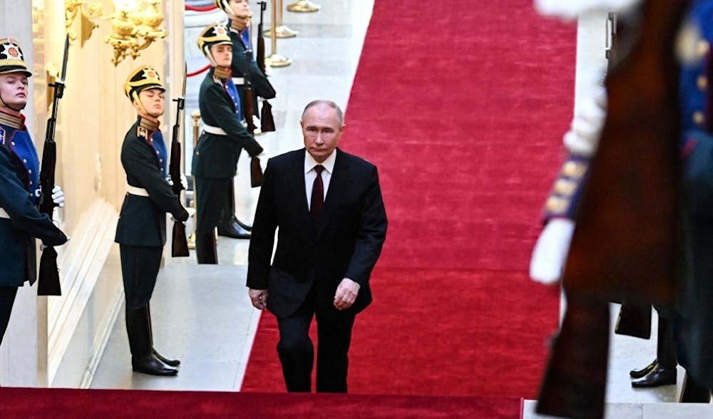 مراسم ترسيم الرئيس الروسي فلاديمير بوتين مقاليد الحكم.