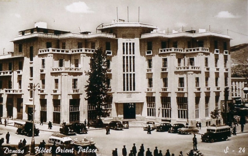 فندق الشرق في دمشق بطاقة بريدية