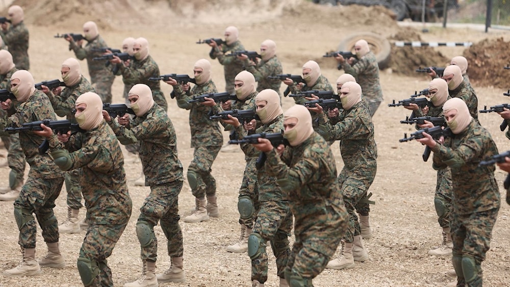 عرض عسكري لقوة الرضوان في حزب الله