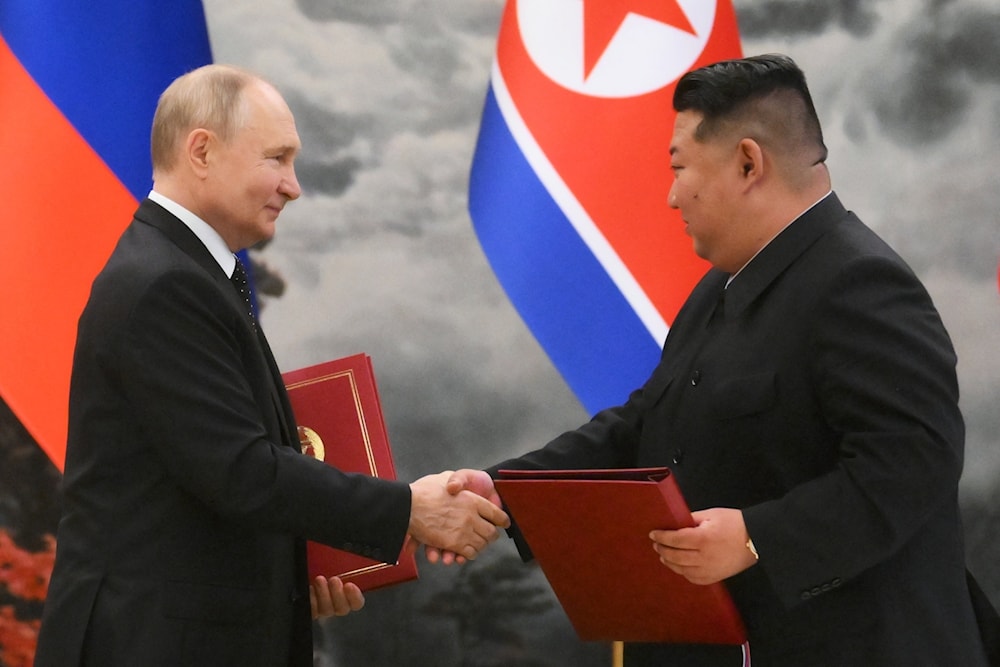 اجتماع بين الرئيس الروسي فلاديمير بوتين ورئيس كوريا الشمالية كيم جونغ أون
