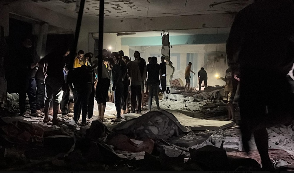 مجزرة في مدرسة بالنصيرات: أكثر من 30 شهيداً وعشرات الإصابات بينهم نساء وأطفال