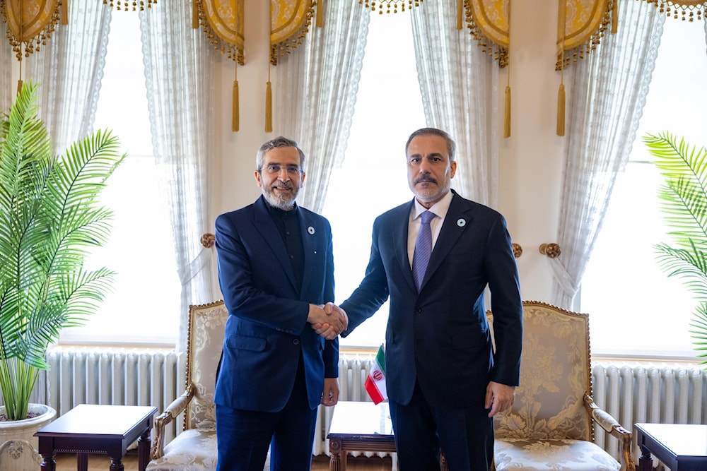 لقاء القائم بأعمال وزير الخارجية الإيراني مع وزير الخارجية التركي في إسطنبول (08-06-2024)
