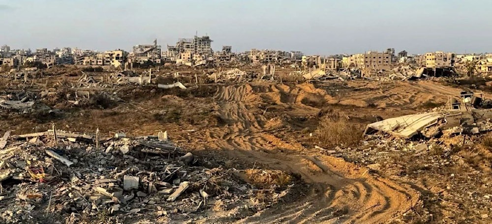 الدمار الكبير في حي الشجاعية، شرقي مدينة غزة، من جراء العدوان الإسرائيلي، 31 حزيران/يوينو 2024 (وسائل إعلام فلسطينية)
