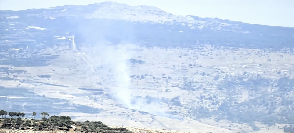 المقاومة الإسلامية في لبنان تستهدف مرابض مدفعية العدو الإسرائيلي في الزاعورة في الجولان السوري المحتل