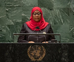 كلمة رئيسة تنزانيا سولوهو حسن في مقر الأمم المتحدة كلمة رئيسة تنزانيا سولوهو حسن في مقر الأمم المتحدة