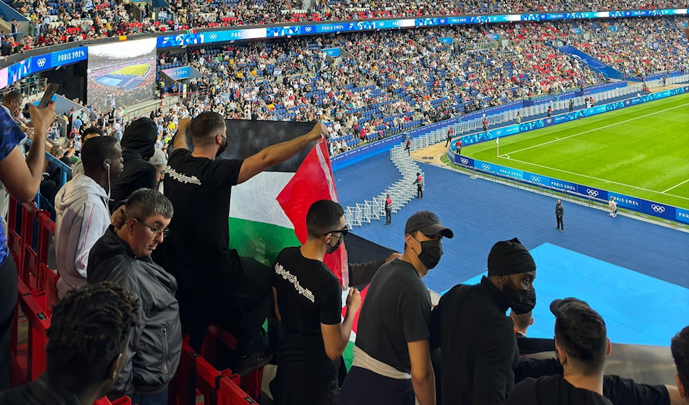 التضامن مع فلسطين حاضر في مباراة للاحتلال في أولمبياد باريس 2024 (فيديو)