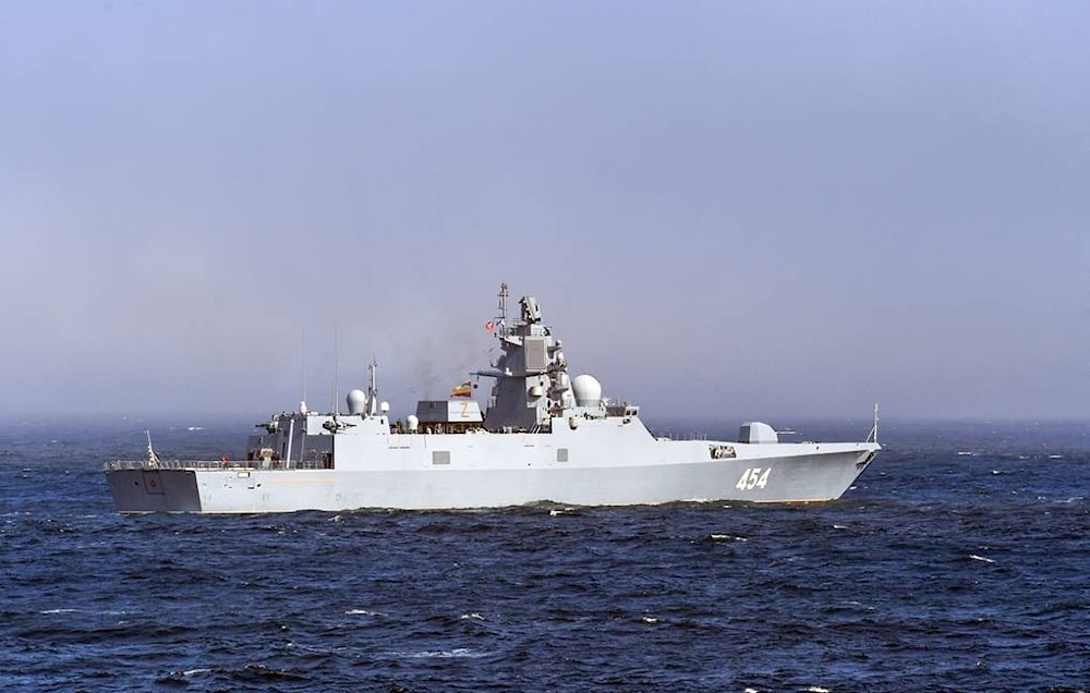 في مهمة سلام.. مجموعة سفن حربية روسية تصل سواحل فنزويلا
