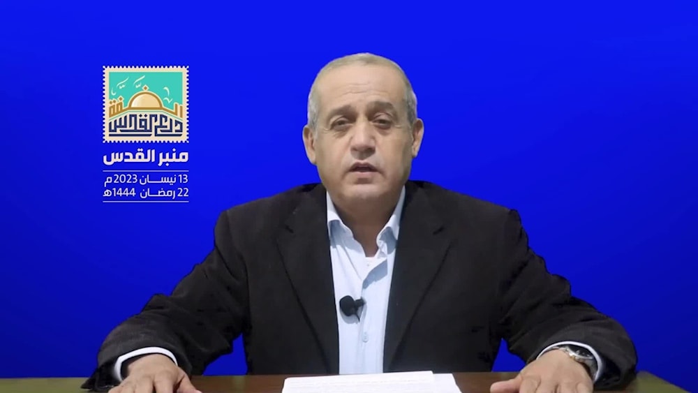 من مشاركة جميل مزهر ممثلاً الحركة الشعبية لتحرير فلسطين في فعالية 