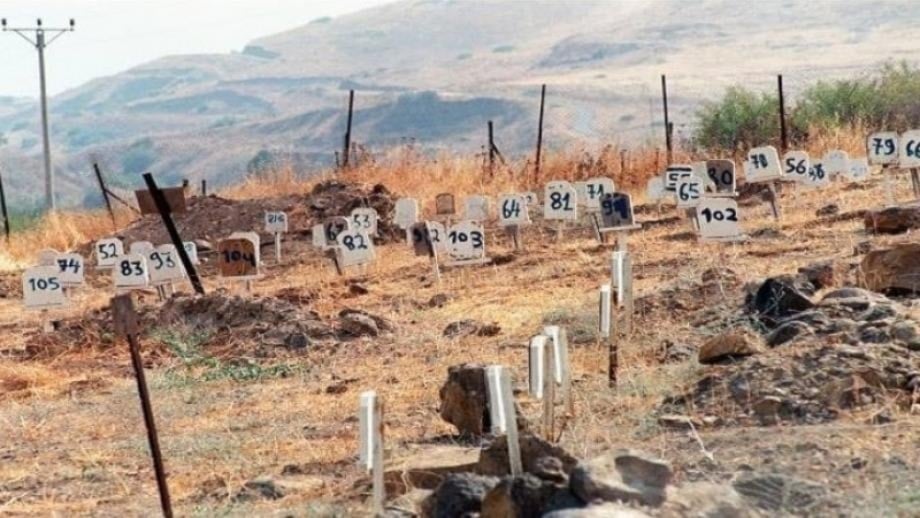 إحدى مقابر الأرقام التي يُحتجز فيها جثامين فلسطينيين