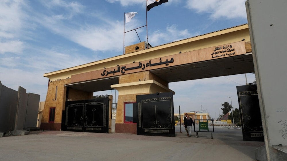 الجانب المصري من معبر رفح البري بين مصر وقطاع غزة (أرشيفية)