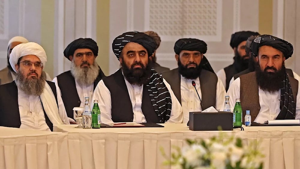 وفد من طالبان في الدوحة في مباحثات سابقة