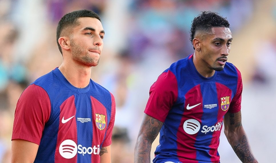 برشلونة يفتقد رافينيا وفيران أمام أولمبياكوس!