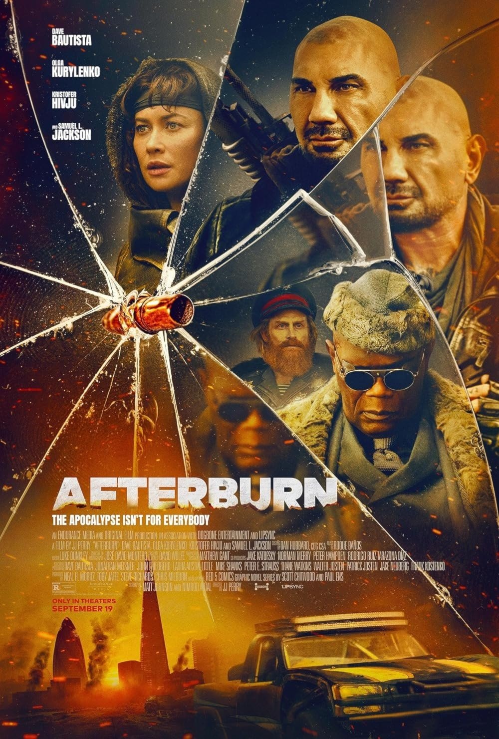 Afterburn: الملصق