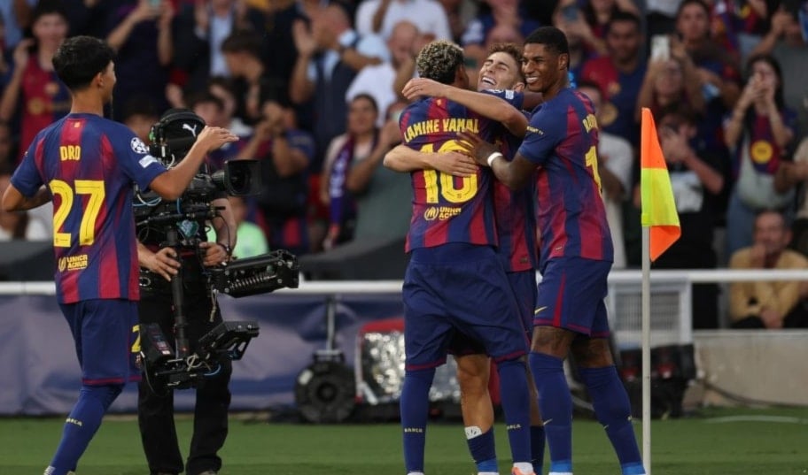 برشلونة يمطر شباك أولمبياكوس بسداسية
