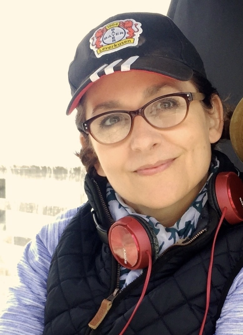 مخرجة الفيلم، الألمانية أوتا بريزويتز