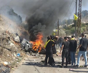 شهيد في غارة إسرائيلية على بلدة حاروف قضاء النبطية، جنوب لبنان (تواصل اجتماعي) شهيد في غارة إسرائيلية على بلدة حاروف قضاء النبطية، جنوب لبنان (تواصل اجتماعي)