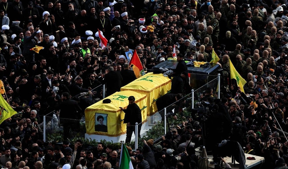 تشييع السيد نصرالله (أرشيف).