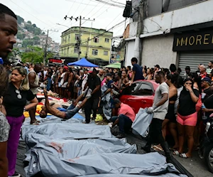 قتلى في ساحة ساو لوكاس في ريو دي جانيرو في البرازيل (أ ف ب) قتلى في ساحة ساو لوكاس في ريو دي جانيرو في البرازيل (أ ف ب)