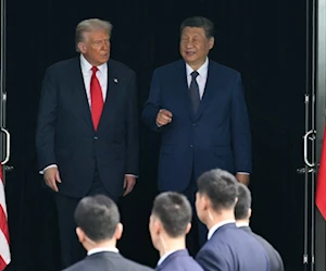 الرئيس الصيني شي جين بينغ ونظيره الأميركي دونالد ترامب في بوسان كوريا الجنوبية 30 تشرين الأول/أكتوبر 2025 (أ ف ب) الرئيس الصيني شي جين بينغ ونظيره الأميركي دونالد ترامب في بوسان كوريا الجنوبية 30 تشرين الأول/أكتوبر 2025 (أ ف ب)