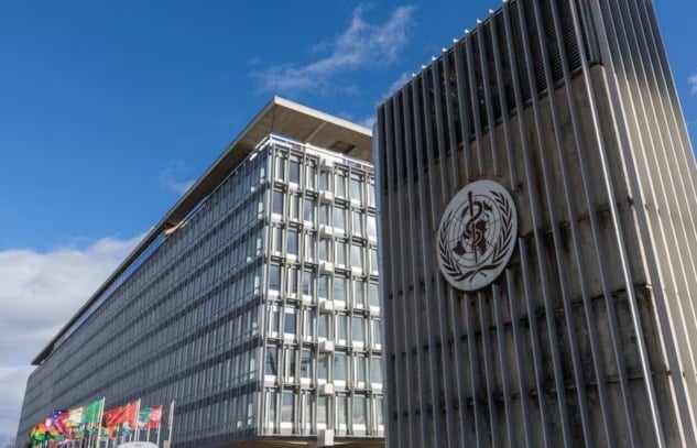 مقر منظمة الصحة العالمية بجنيف في سويسرا (رويترز)
