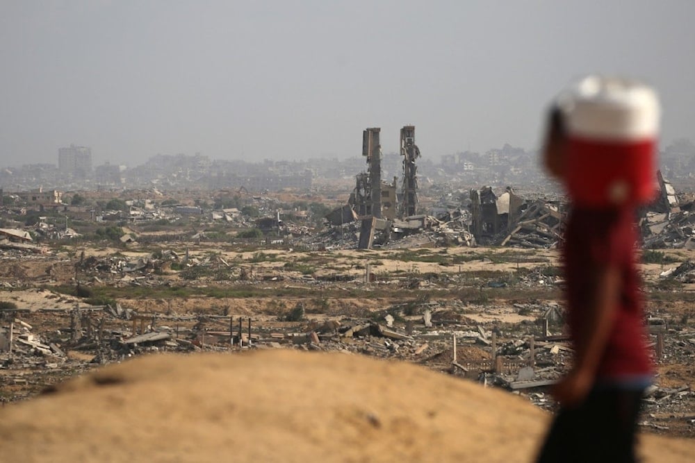 طريق الساحل شمال غرب مخيم النصيرات (ِAFP)