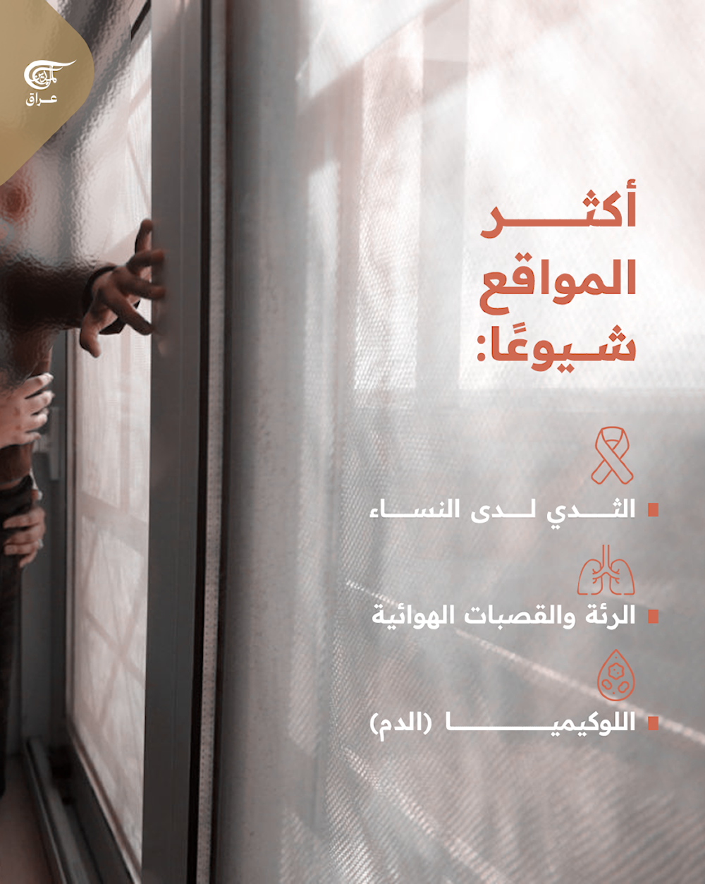 العراق السابع عالميًا بوفيات السرطان