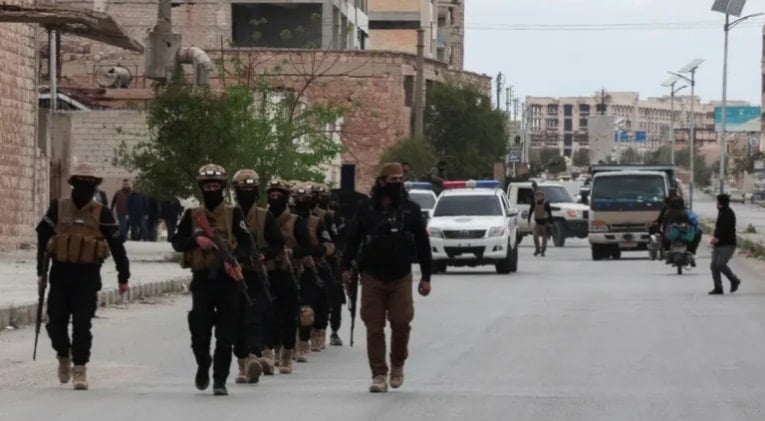 عناصر من قوى الأمن العام السوري في مدينة حلب (أرشيفية)