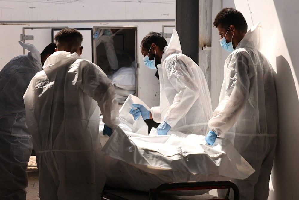 مدير عام وزارة الصحة في غزة منير البرش يؤكد أن دفعة الجثامين الأخيرة كانت الأصعب من بين جميع الدفعات 31 تشرين الأول/أكتوبر 2025 (أ ف ب)