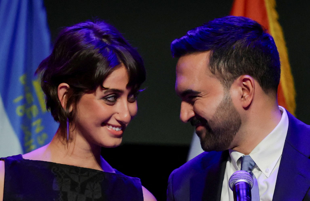 زهران ممداني وزوجته راما دوجي