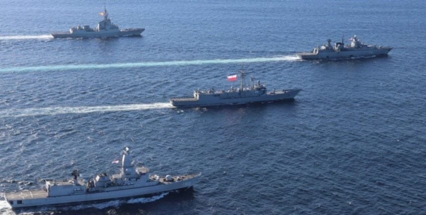 سفن مجموعة SNMG 1 (مجموعة الناتو البحرية الدائمة 1) تشارك في مناورة في بحر البلطيق (أرشيفية)